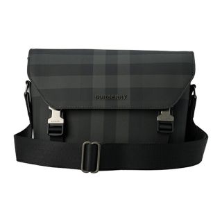 バーバリー(BURBERRY)の新品 バーバリー BURBERRY ショルダーバッグ スモール ライト メッセンジャーバッグ チャコール(ショルダーバッグ)