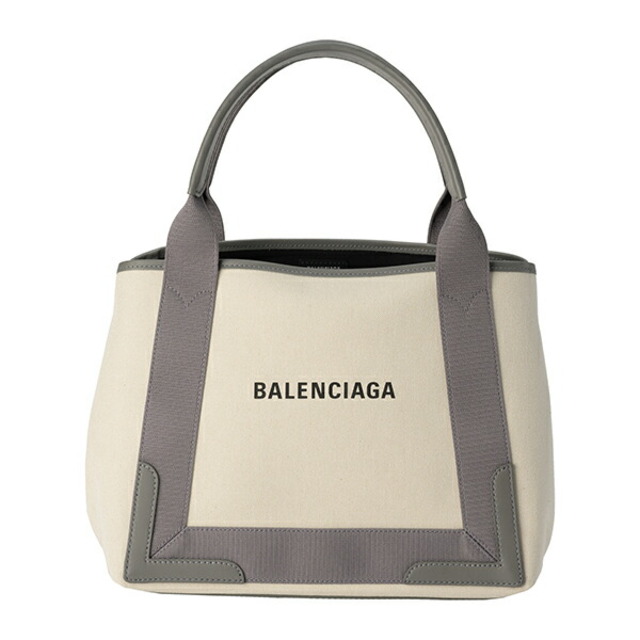 新品 バレンシアガ BALENCIAGA ハンドバッグ ネイビー カバ ナチュール/グリーアシェ