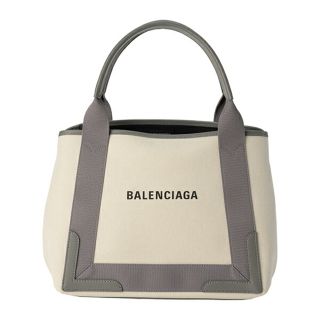 バレンシアガ(Balenciaga)の新品 バレンシアガ BALENCIAGA ハンドバッグ ネイビー カバ ナチュール/グリーアシェ(ハンドバッグ)