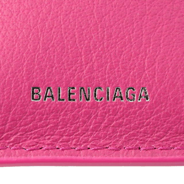 Balenciaga(バレンシアガ)の新品 バレンシアガ BALENCIAGA 3つ折り財布 ペーパー マゼンタ レディースのファッション小物(財布)の商品写真