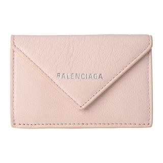 バレンシアガ(Balenciaga)の新品 バレンシアガ BALENCIAGA 3つ折り財布 ペーパー ライトローズ(財布)