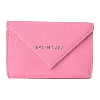 バレンシアガ(Balenciaga)の新品 バレンシアガ BALENCIAGA 3つ折り財布 ペーパー ローズピンク(財布)