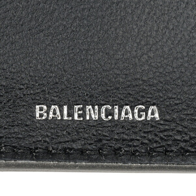 新品 バレンシアガ BALENCIAGA 3つ折り財布 キャッシュ シルバー