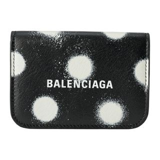 バレンシアガ(Balenciaga)の新品 バレンシアガ BALENCIAGA 3つ折り財布 キャッシュ ブラック/ホワイト(財布)