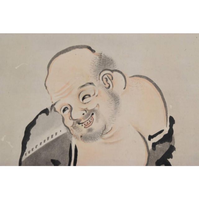 法橋琢眼 布袋図 掛軸☆宝船☆AB-485 - 通販 - gofukuyasan.com