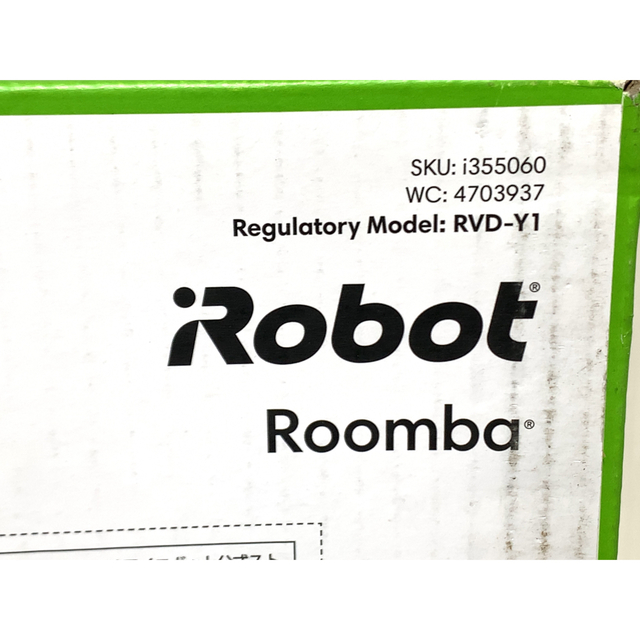 【未開封】i Robot Roomba i3＋i355060 RVD-Y1