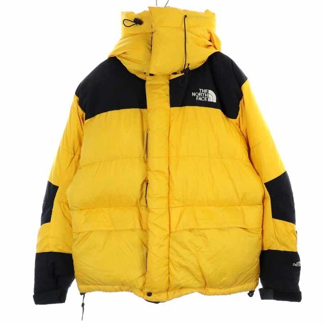 THE NORTH FACE ダウンジャケット ハイネック 90s L 黄色 黒