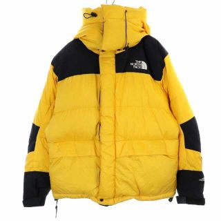 ザノースフェイス(THE NORTH FACE)のTHE NORTH FACE ダウンジャケット ハイネック 90s L 黄色 黒(ダウンジャケット)