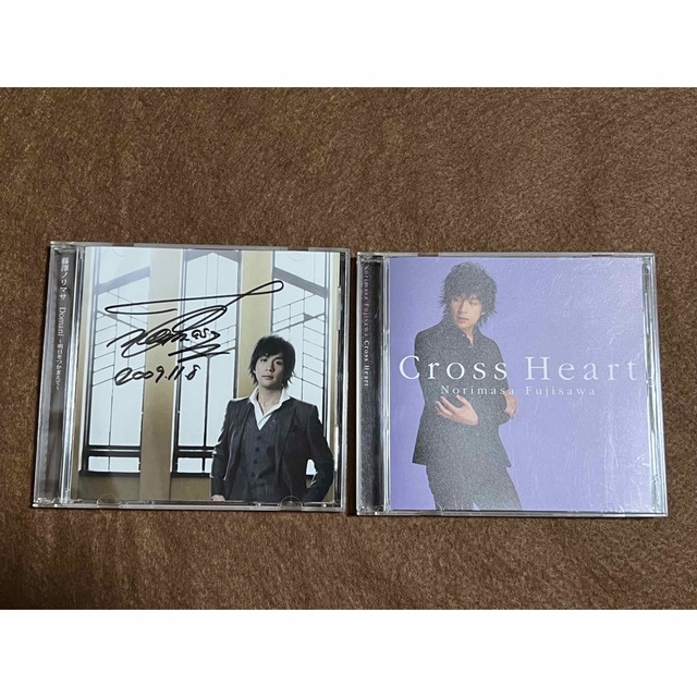 直筆サイン入り２枚 藤澤ノリマサ Cross Heart Domani エンタメ/ホビーのCD(ポップス/ロック(邦楽))の商品写真