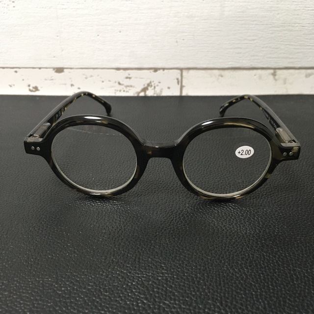 最大91%OFFクーポン 老眼鏡 ラウンド レトロ 丸メガネ 1.0〜3.0 ダークグリーン