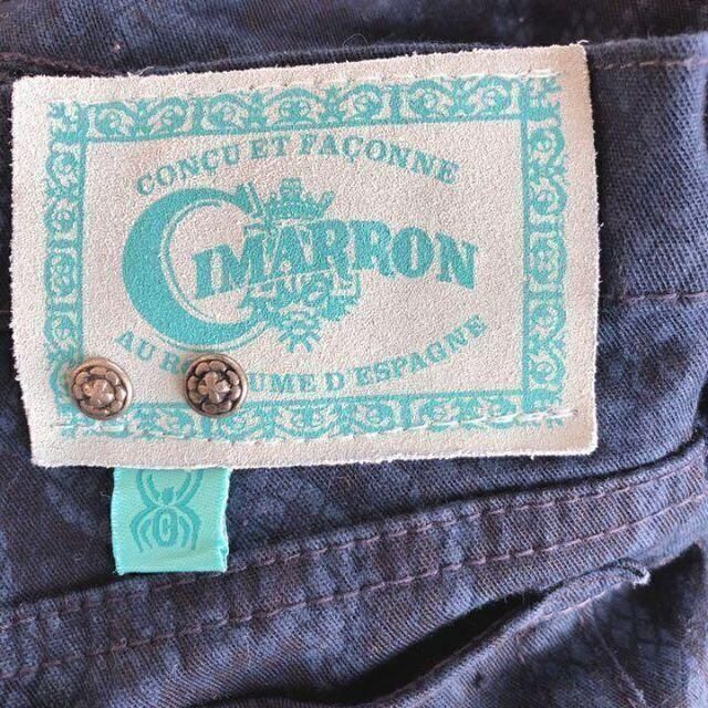 CIMARRON(シマロン)のCIMARRON シマロン　デニムパンツ ジーンズ　柄 レディースのパンツ(デニム/ジーンズ)の商品写真