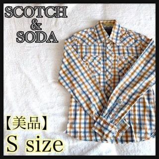 スコッチアンドソーダ(SCOTCH & SODA)の【美品】スコッチアンドソーダ　シャツ チェック　ゆるダボ　メンズ　レディース(シャツ)