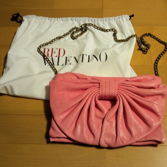 RED VALENTINO(レッドヴァレンティノ)のRED VALENTINO レザーバッグ レディースのバッグ(ショルダーバッグ)の商品写真