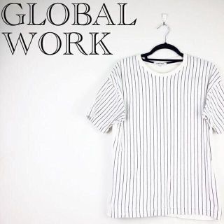 グローバルワーク(GLOBAL WORK)の【送料無料❗️】グローバルワーク　Tシャツ　半袖　ストライプ(Tシャツ(半袖/袖なし))