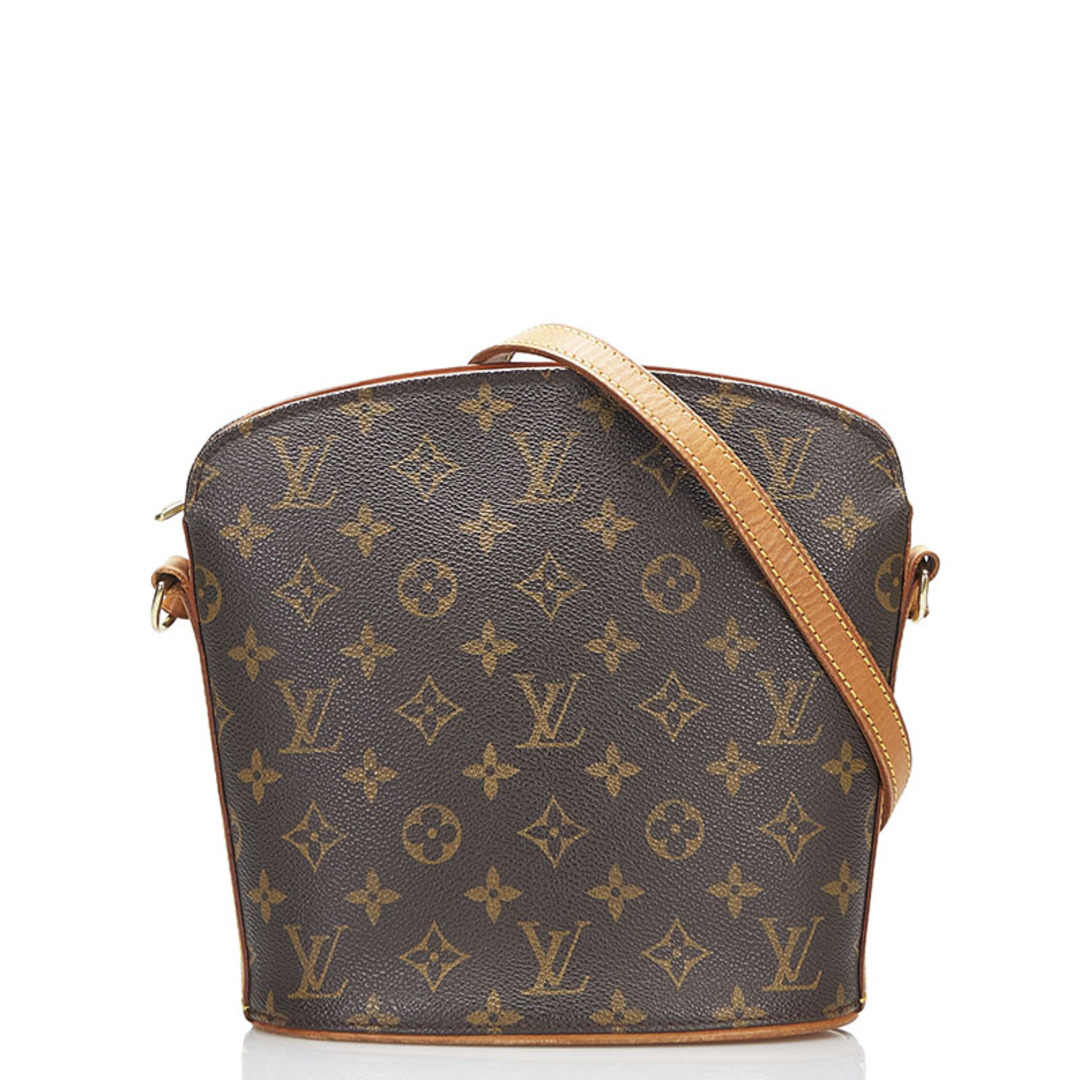 ルイ ヴィトン モノグラム ドルーオ 斜め掛け ショルダーバッグ M51290 PVC レディース LOUIS VUITTON 【1-0092885】ファスナー内側