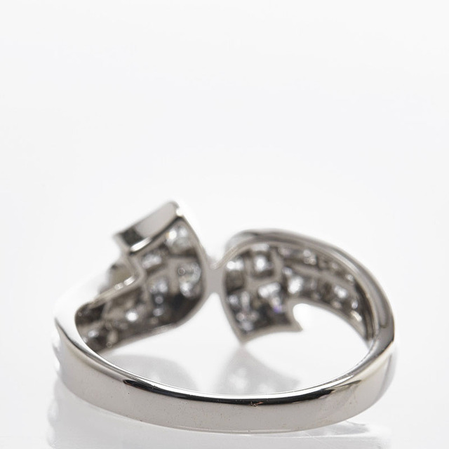 美品 Pt900 プラチナ リング 指輪 ダイヤ 0.50ct 【1-0095947