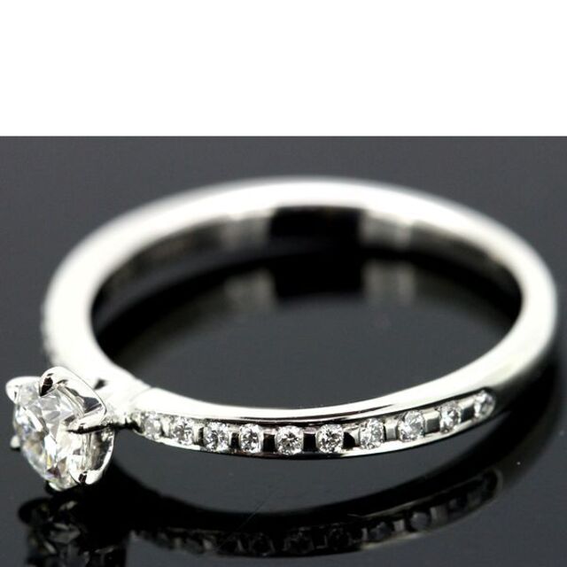 NIWAKA 俄 かれん ダイヤモンド 0.21ct D-IF-3EX リング-