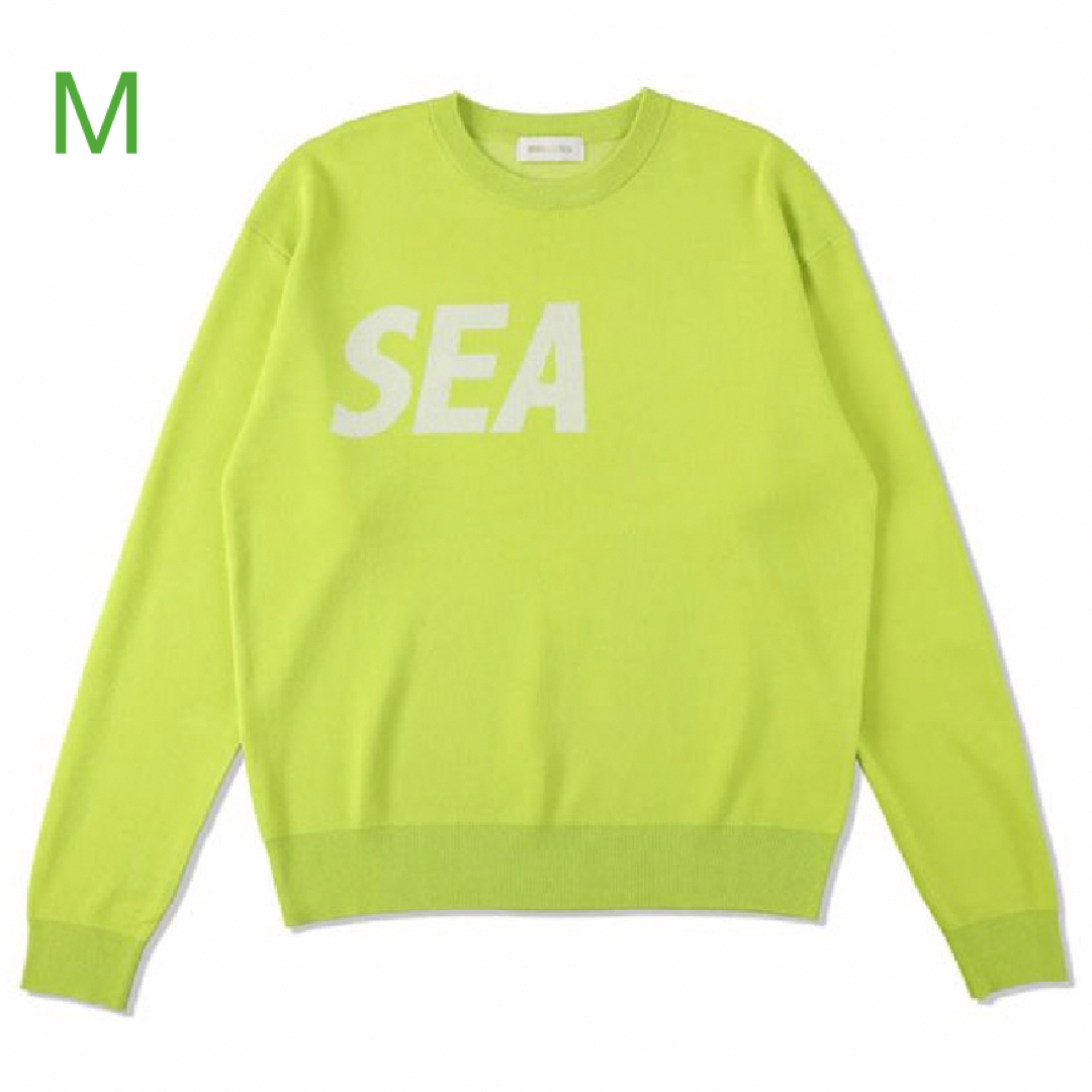 メンズSEA SILK_BLEND KNIT / LIME_GREEN × 1 M