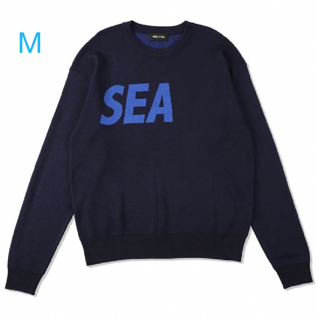 ウィンダンシーSEA SILK_BLEND KNIT / NAVY × 1 Mトップス