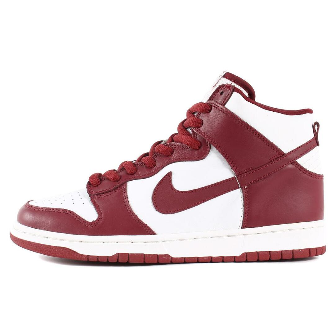 NIKE ナイキ EU FOOTLOCKER別注 DUNK HIGH 304717-161 2002年製 フットロッカー ダンク ハイ ホワイト バーン スニーカー シューズ 靴 シンプル カジュアル ブランド サイズ：27cm US9 【メンズ】【R044】