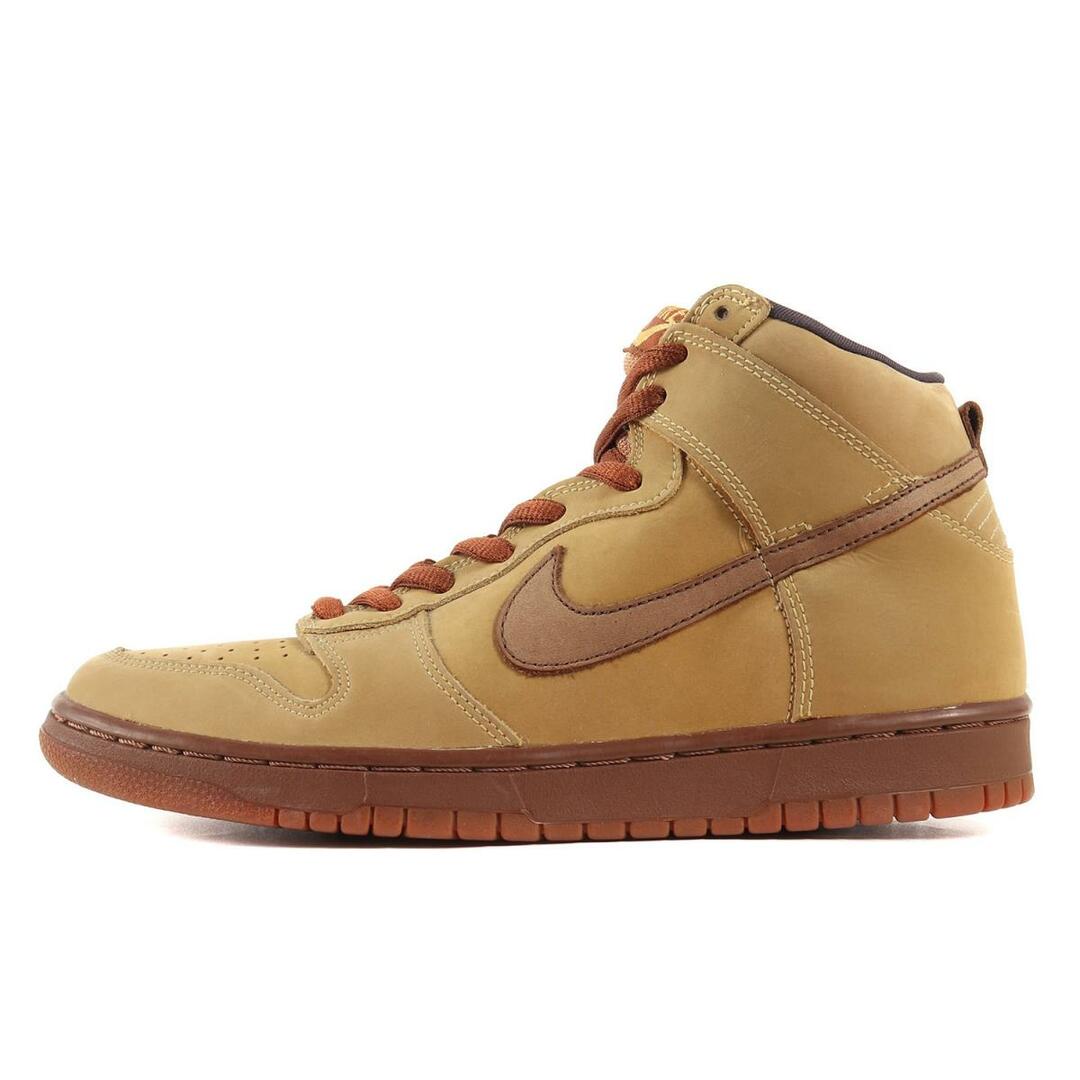 NIKE ナイキ DUNK HIGH PRO SB WHEAT 305050-221 2002年製 ダンク ハイ プロ SB デッドストック メープル バイソンウィート スニーカー シューズ 靴 シンプル カジュアル ブランド サイズ：27cm US9【メンズ】【R044】