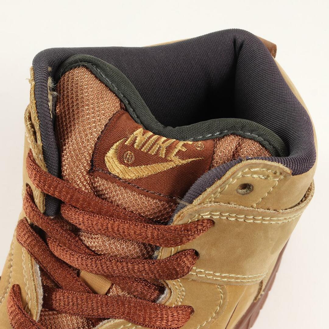 NIKE ナイキ DUNK HIGH PRO SB WHEAT 305050-221 2002年製 ダンク ハイ プロ SB デッドストック メープル バイソンウィート スニーカー シューズ 靴 シンプル カジュアル ブランド サイズ：27cm US9【メンズ】【R044】