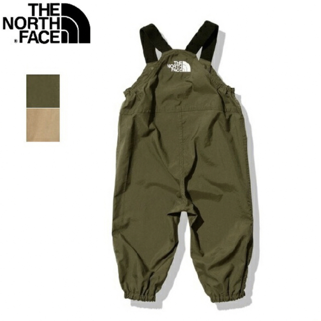 THE NORTH FACE(ザノースフェイス)のノース ベビーフィールドビブ ニュートープ NBB32237 90サイズ キッズ/ベビー/マタニティのベビー服(~85cm)(ロンパース)の商品写真