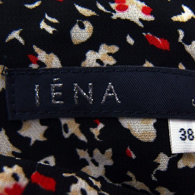 IENA(イエナ)のイエナ IENA スカート フレア ひざ丈 透け感 サイドジップ 総柄 38  レディースのスカート(ひざ丈スカート)の商品写真