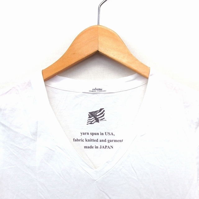 JOURNAL STANDARD(ジャーナルスタンダード)のジャーナルスタンダード レリューム カットソー Tシャツ Vネック コットン 綿 レディースのトップス(Tシャツ(半袖/袖なし))の商品写真