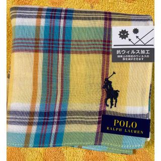 ポロラルフローレン(POLO RALPH LAUREN)のポロラルフローレン　ハンカチ　チェック　抗ウイルス加工(ハンカチ/ポケットチーフ)