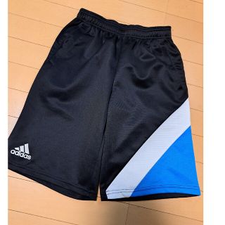 アディダス(adidas)の美品adidasアディダスハーフパンツ160ジャージスポーツウェアジュニア子供服(パンツ/スパッツ)