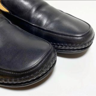 Hermes - ☆良品 エルメス HERMES レザー ローファー シューズ 黒 size