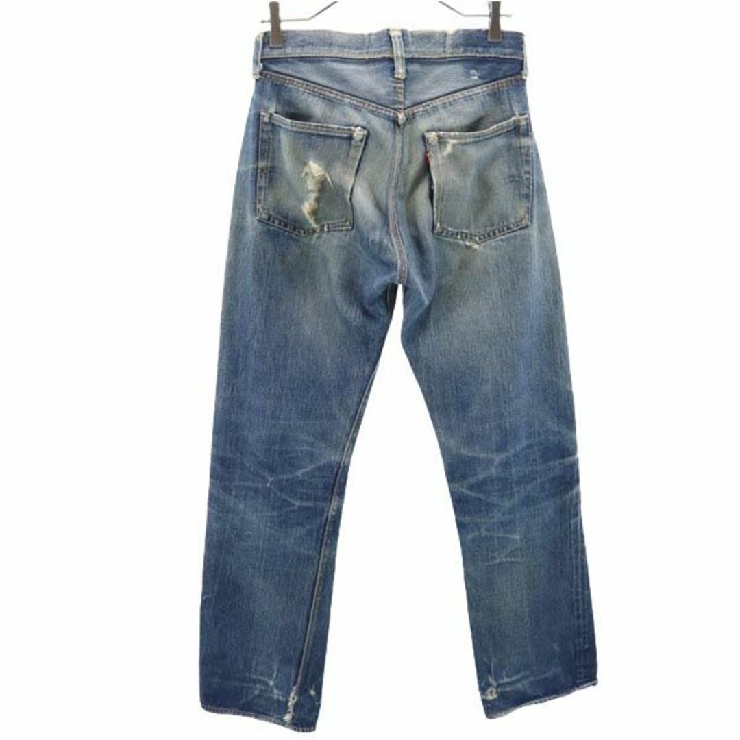 リーバイス 60s 501XX Vステッチ BIG E ヴィンテージ ギャラ入り ストレート デニムパンツ Levi's ジーパン 赤耳 メンズ   【230419】 1