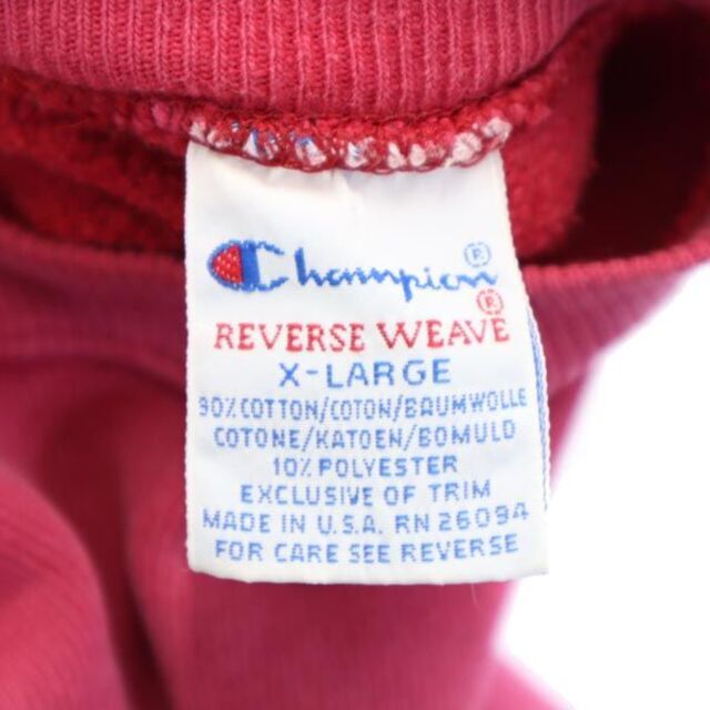 Champion - チャンピオン 90s 刺繍タグ REVERSE WEAVE USA製 ロゴ刺繍