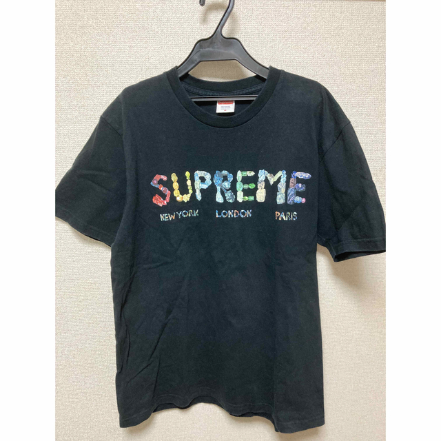 Supreme - 【人気モデル】シュプリーム☆宝石ロゴ センタープリント T