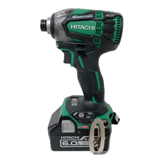 日立(ヒタチ)の＊＊HITACHI 日立 18V コードレスインパクトドライバ （バッテリ2個・充電器・ケース付） WH18DDL2 グリーン インテリア/住まい/日用品のインテリア/住まい/日用品 その他(その他)の商品写真