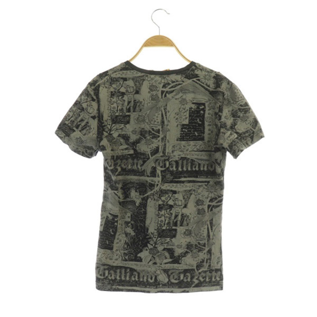 John Galliano(ジョンガリアーノ)のジョンガリアーノ Tシャツ カットソー 半袖 総柄 ストレッチ イタリア製 L メンズのトップス(Tシャツ/カットソー(半袖/袖なし))の商品写真