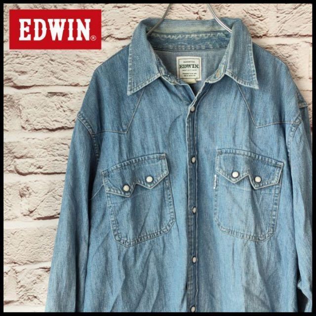 EDWIN　エドウィン　トップス　長袖シャツ　メンズ　レディース【M】