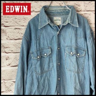 エドウィン(EDWIN)のEDWIN　エドウィン　トップス　長袖シャツ　メンズ　レディース【M】(Tシャツ/カットソー(半袖/袖なし))