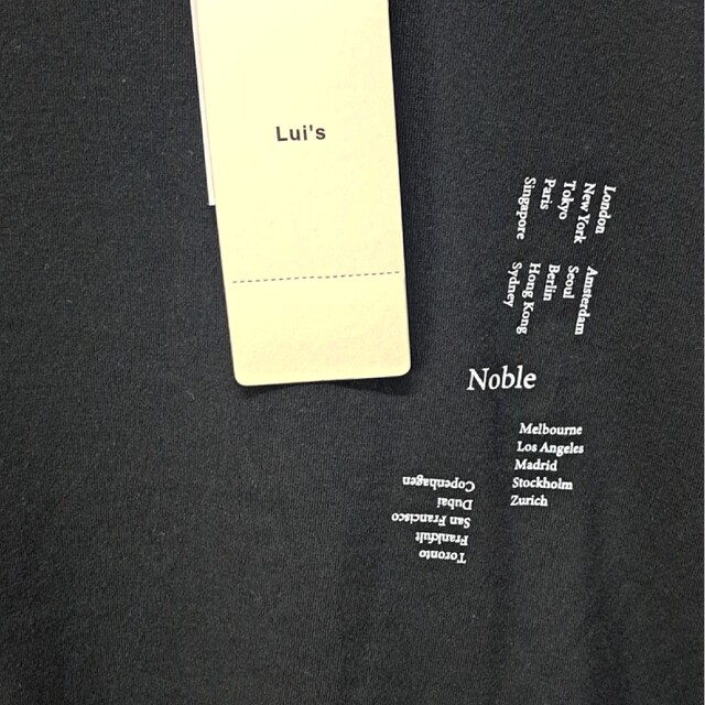 Lui's(ルイス)の【新品】ルイス　プリント　長袖Tシャツ　カットソー　Ｍ メンズのトップス(Tシャツ/カットソー(七分/長袖))の商品写真