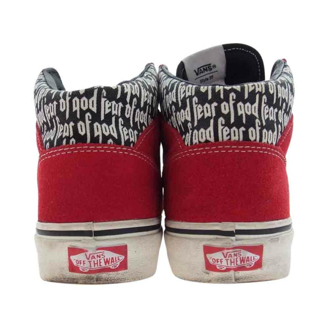 VANS VANS バンズ スニーカー × fog fear of god Mountain Edition フィアオブゴッド バンズ マウンテン エディション DX ハイカット スニーカー レッド系 25.0cm【美品】【中古】の通販 by LIFEラクマ店|ヴァンズならラクマ ヴァンズ VANS バンズ フィアーオブゴッド スニーカー