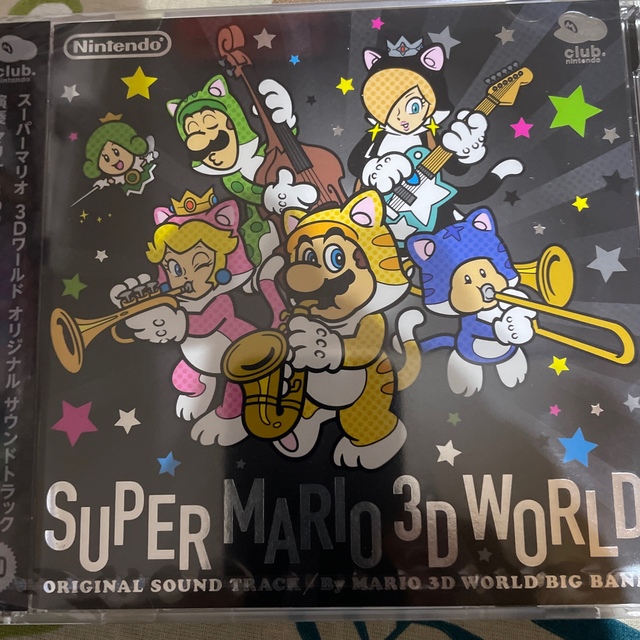 SUPER MARIO 3DWORLD サントラ　未開封　クラブニンテンドー エンタメ/ホビーのCD(ゲーム音楽)の商品写真