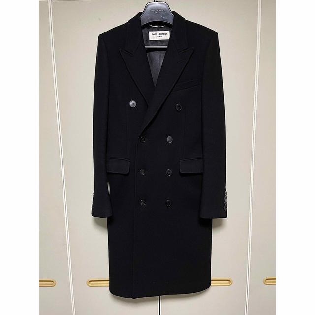 SAINT LAURENT PARIS 15AW ダブルチェスターコート | www