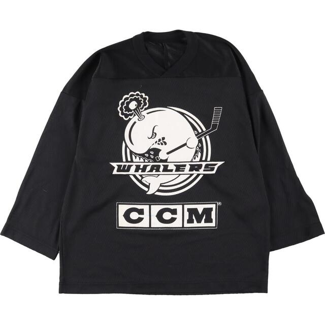 CCM Vネック メッシュ ゲームシャツ ホッケーシャツ メンズM /eaa325375