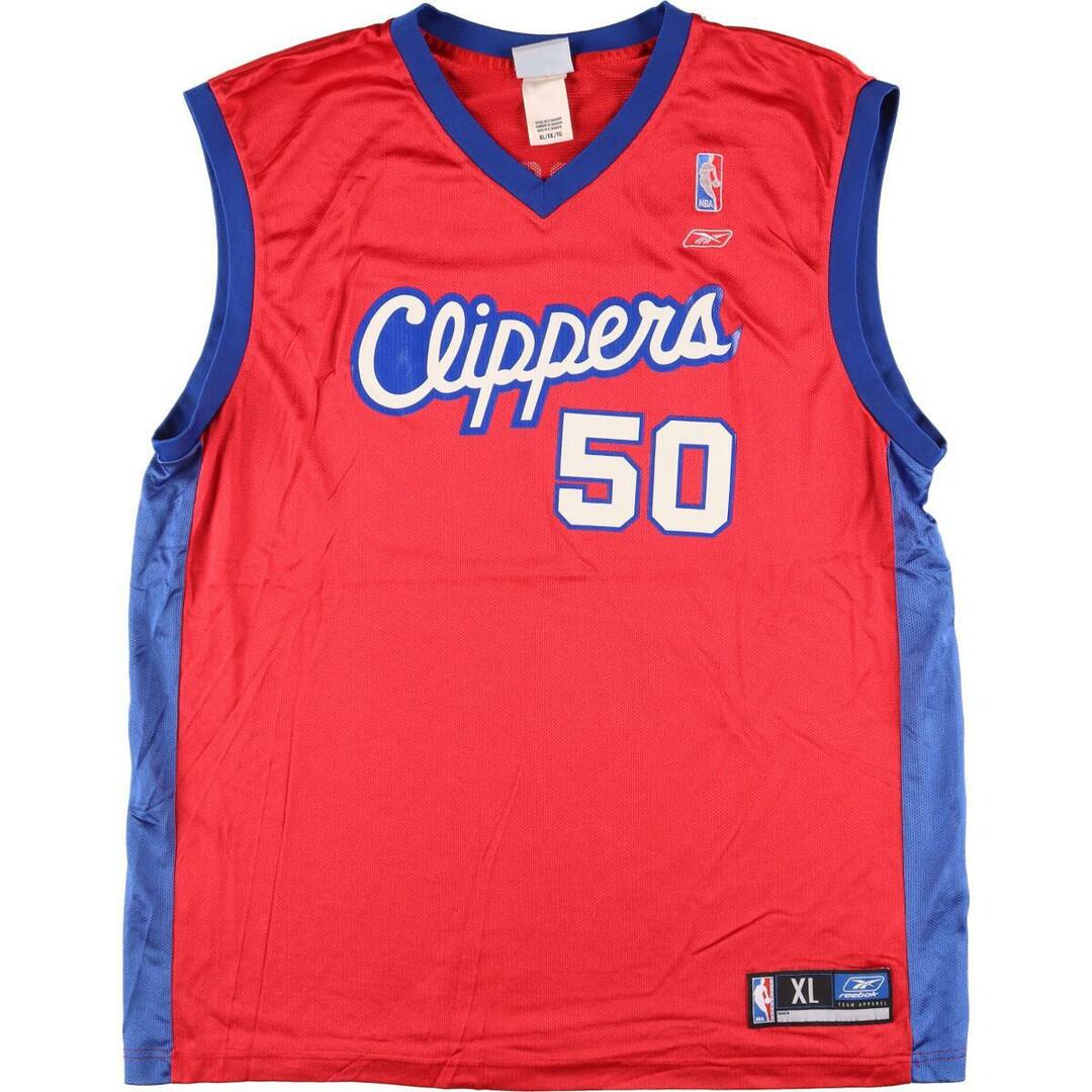 リーボック Reebok NBA LOS ANGELES CLIPPERS ロサンゼルスクリッパーズ ゲームシャツ レプリカユニフォーム メンズXXL /eaa326124