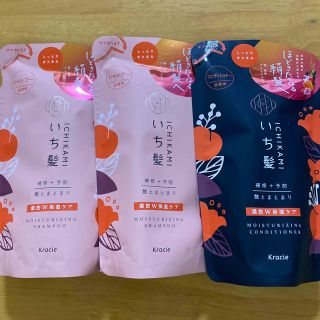 イチカミ(いち髪)の《シャンプー&コンディショナー》いち髪 濃密W保湿ケア 詰め替え 330ml (シャンプー/コンディショナーセット)