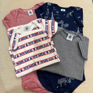 プチバトー(PETIT BATEAU)の新品　プチバトー　半袖肌着セット(肌着/下着)