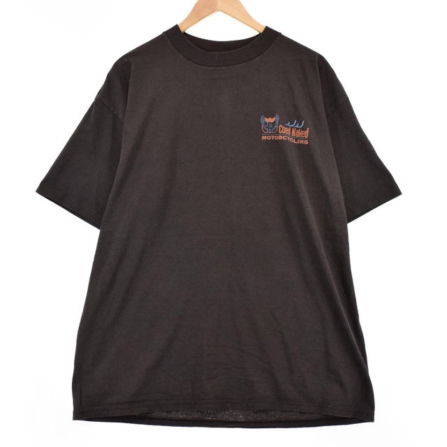 215cm商品名90年代 Coed Sportswear 両面プリント モーターサイクル バイクTシャツ USA製 メンズXL ヴィンテージ /eaa313916