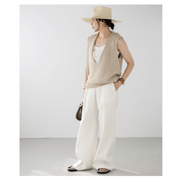 Deuxieme Classe Lily Linen Vネック ベスト未使用品 今季ブランド