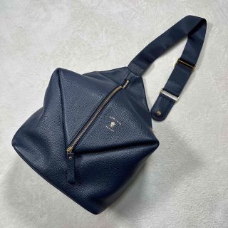A.D.M.J. - A.D.M.J. ワンショルダーバッグ レザー ネイビー